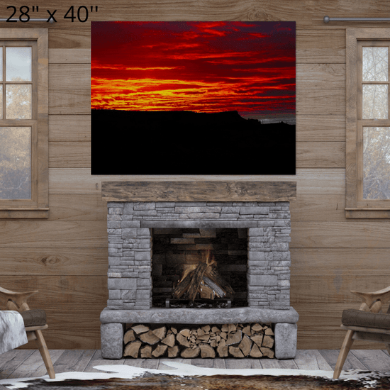 Brushed Aluminum Print "Awesome Wonder"