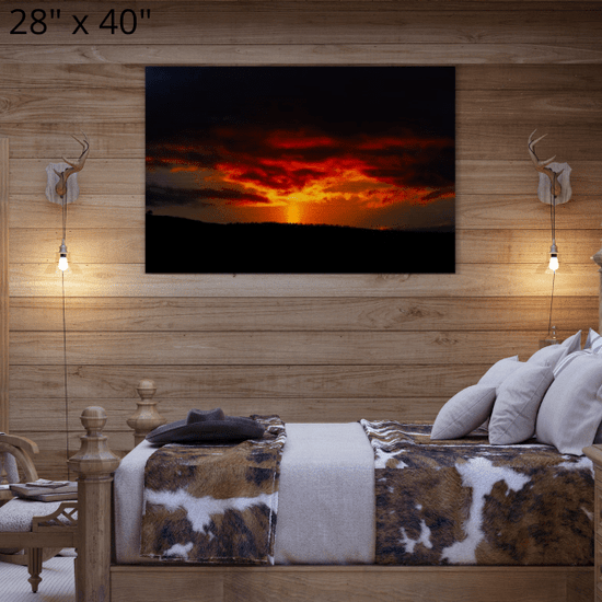 Brushed Aluminum Print "Energize"
