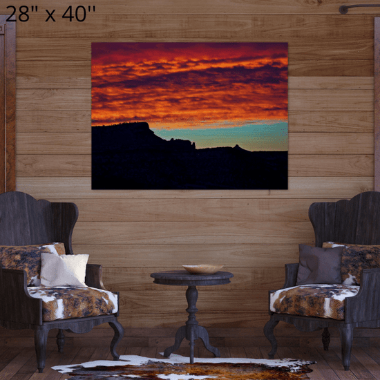 Brushed Aluminum "Sky over Mesa"